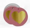 Inkdotpot Pack Of 100 Made With Love Wedding Favor Paper Tags Craft Real Gold Foil Hang