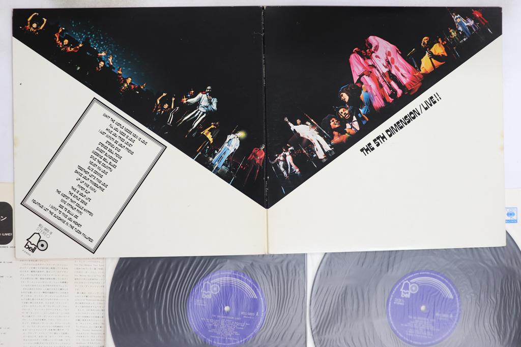 LP Record 5TH DIMENSION - Live! BELL5801516 BELL Japan Pop Used