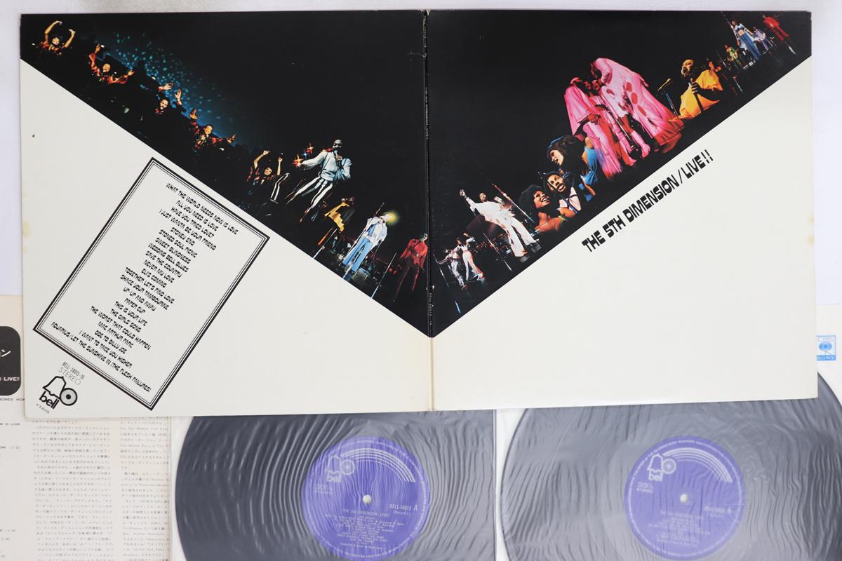 

LP Record 5TH DIMENSION - Live! BELL5801516 BELL Japan Pop Used