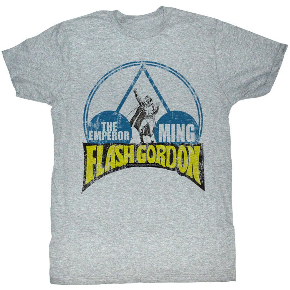 

Футболка унисекс Flash Gordon Emporer Ming Grey Heather