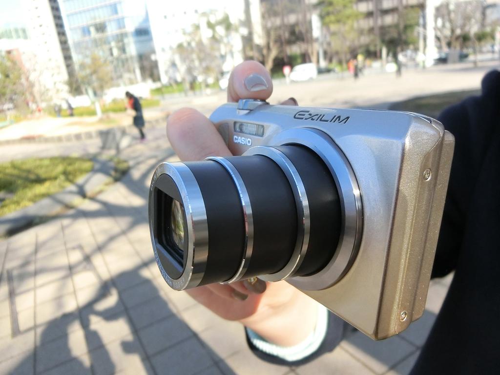 CASIO EXILIM Digital Camera with Image Gold EX-ZR500GD High-Speed 5-Axis Stabilization, 16.1 Megapixels,