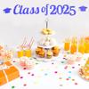 1Set Graduation Party Banner Class of 2025 Graduation Themed Hanging Banner Photo Prop Wall Decoration Grad Party Supply