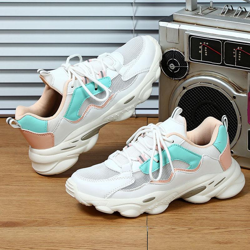 Jinjiang cold sticky shoes platform dad shoes mesh breathable casual sports shoes trendy shoes