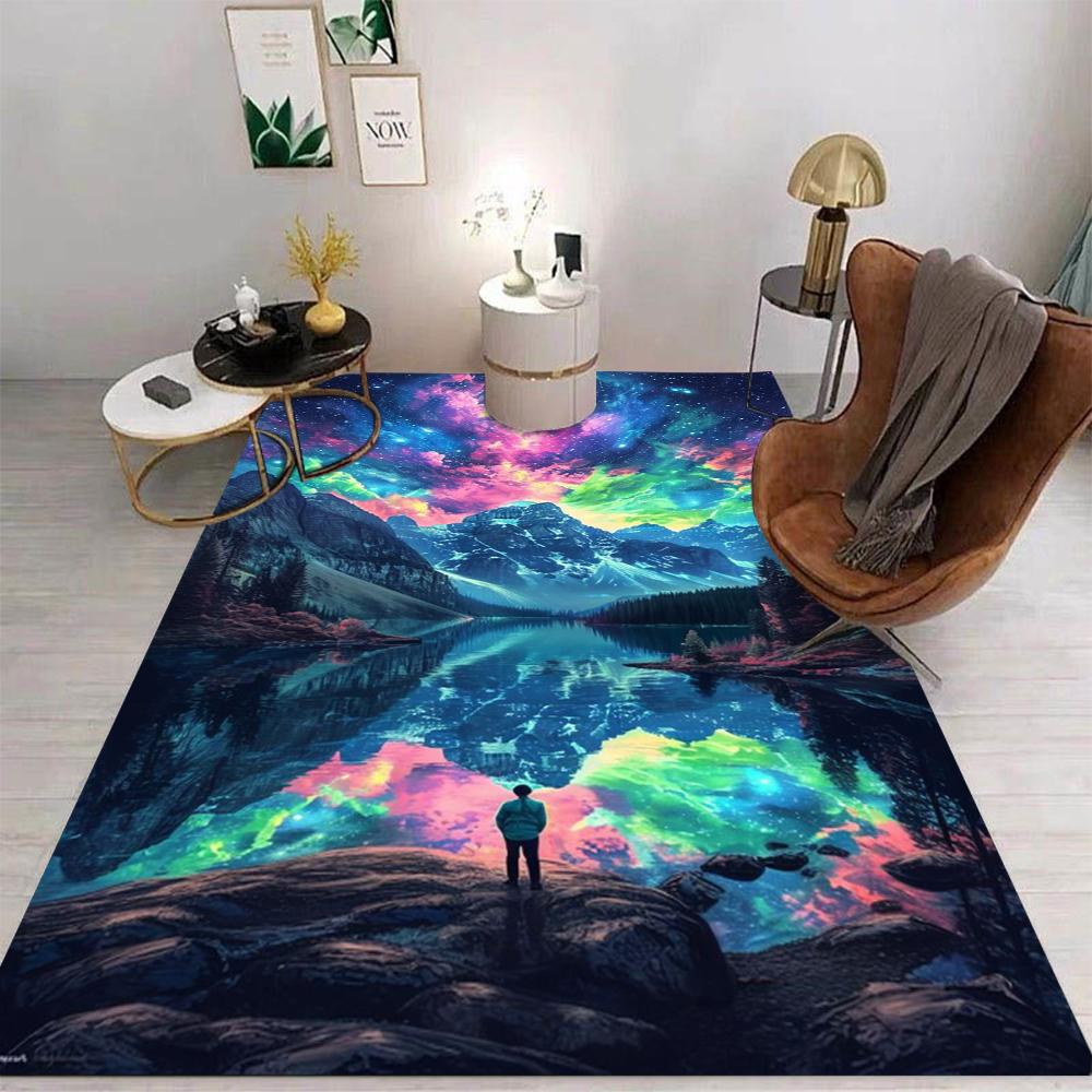 Anime Teppich Cartoon Wohnzimmer Schlafzimmer Küche Sofatisch Balkon Teppich Rutschfeste Waschbare Matte Exquisite Heimdekorationen