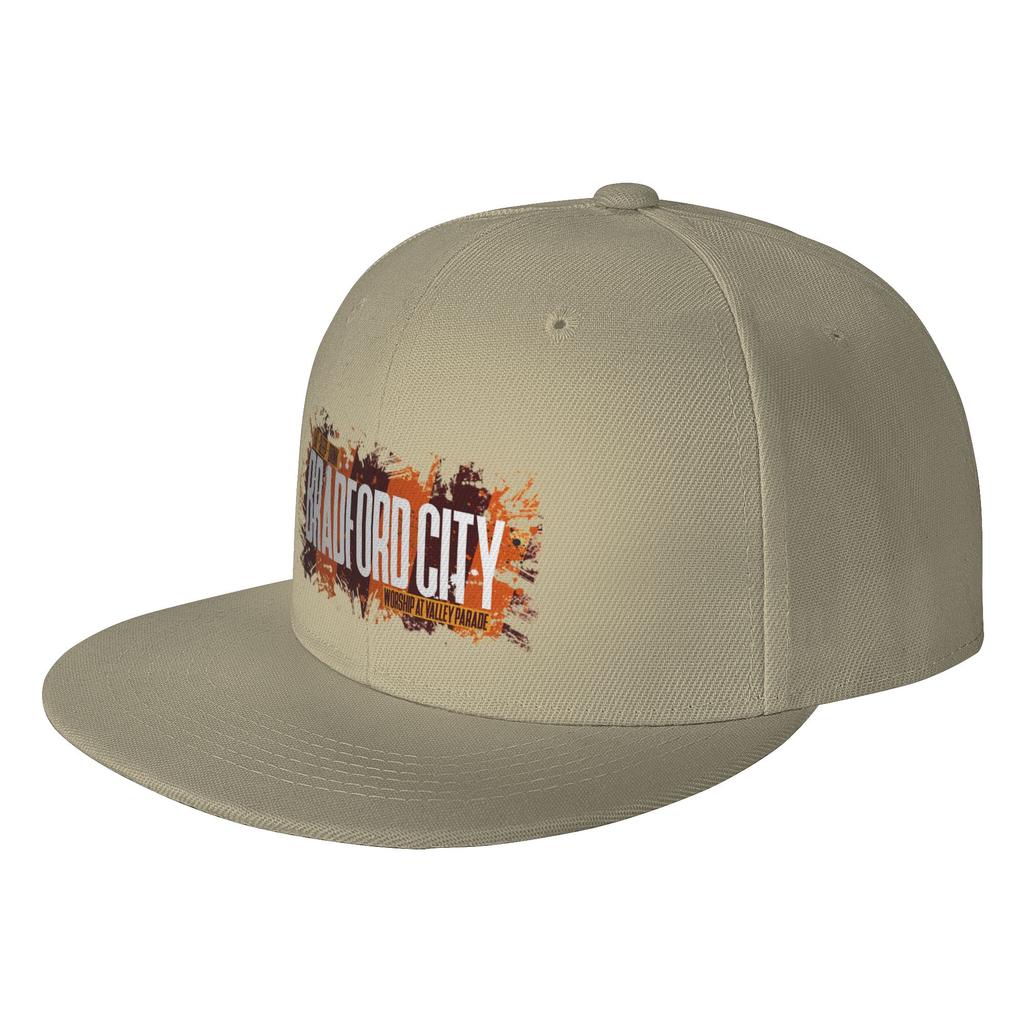 Fashion Bradford City fans gifts Eat Sleep Drink Valley Parade The Bantams Flat Brim Sun Hat Trucker Cap Beret Unisex