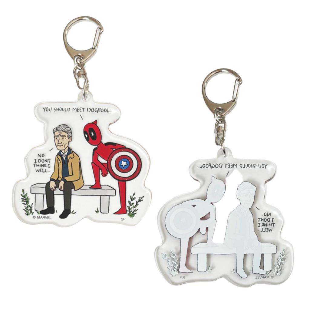 [Small Planet] Marvel Deadpool & Wolverine Blind Acrylic Stand Acrylic Keychain Complete Set of 9 Illustrations