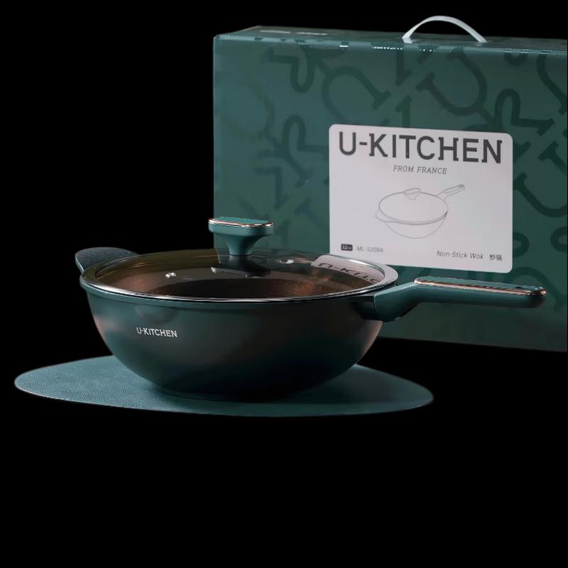 

UKITCHEN Non-stick Aluminum Wok