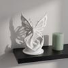 Minimalist Butterfly Sculpture Hollow Desktop Art Ornament Modern Twist Butterfly Statue  Gift