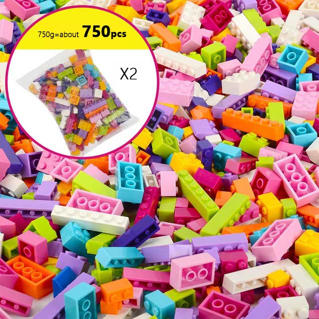 250-3000pcs Building Blocks DIYCreative Bricks Compatible Inglys Classic Bricks Bulk Base Plate Educational Toy For Children