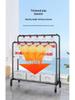 Floor-Standing Indoor Clothes Drying Rack and Coat/Hat Rack for Bedrooms and Dorms.