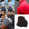 Hohe Yoga-Shorts Mit Push-Up Raffung Für Fitnessstudio Workouts**
