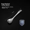 Light Luxury Food Coffee Spoon Portable Titanium Spoon High Quality Picnic Soup Dessert Tools