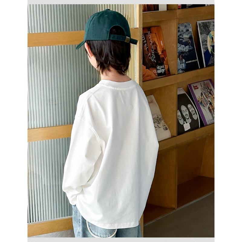 Boys Long Sleeve T Shirt Casual Kids Spring Autumn Top