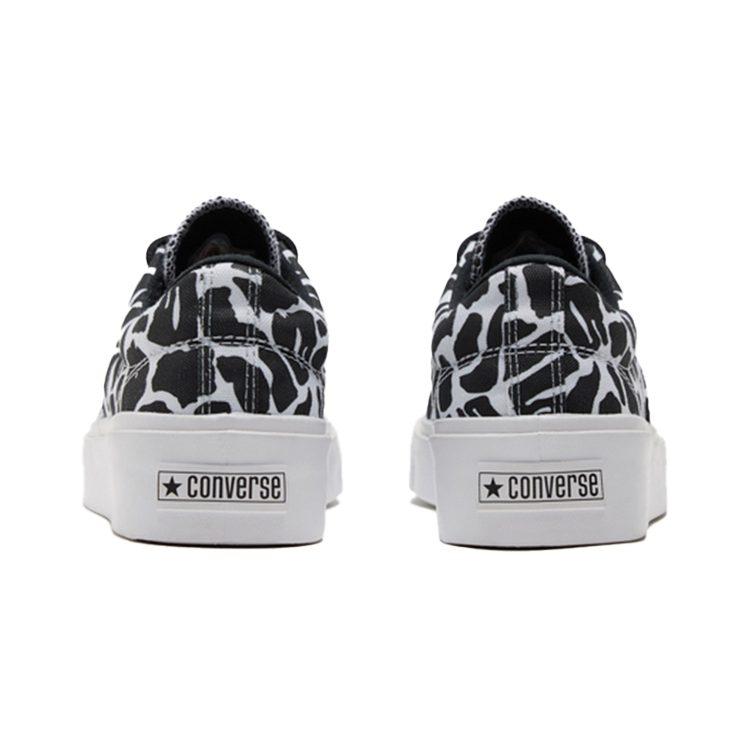 Converse Skidgrip Stylish Low Top Casual Canvas Shoes Black Gray Printing 'Black Gray' 171335C