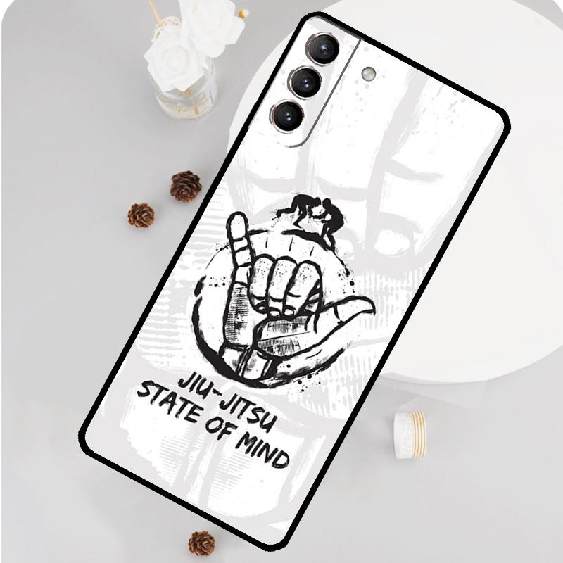 Judo BJJ Jiu Jitsu Case For Samsung Galaxy S23 FE S20 S21 S22 Ultra S8 S9 S10 Plus Note 10 20 Ultra Soft Cover