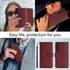 For Samsung Galaxy A25 5G (Global) (161.0mm) Case RFID Blocking Flip Leather Phone Cover with Wrist Strap