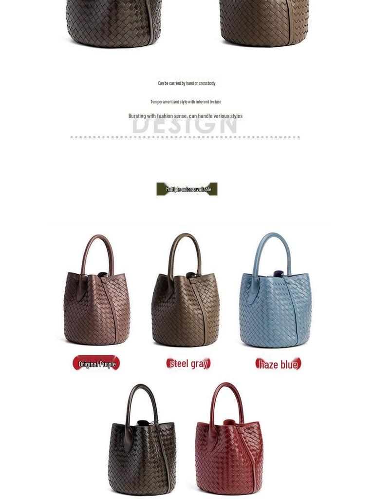 Ručně tkaná letní taška přes rameno z ovčí kůže pro ženy