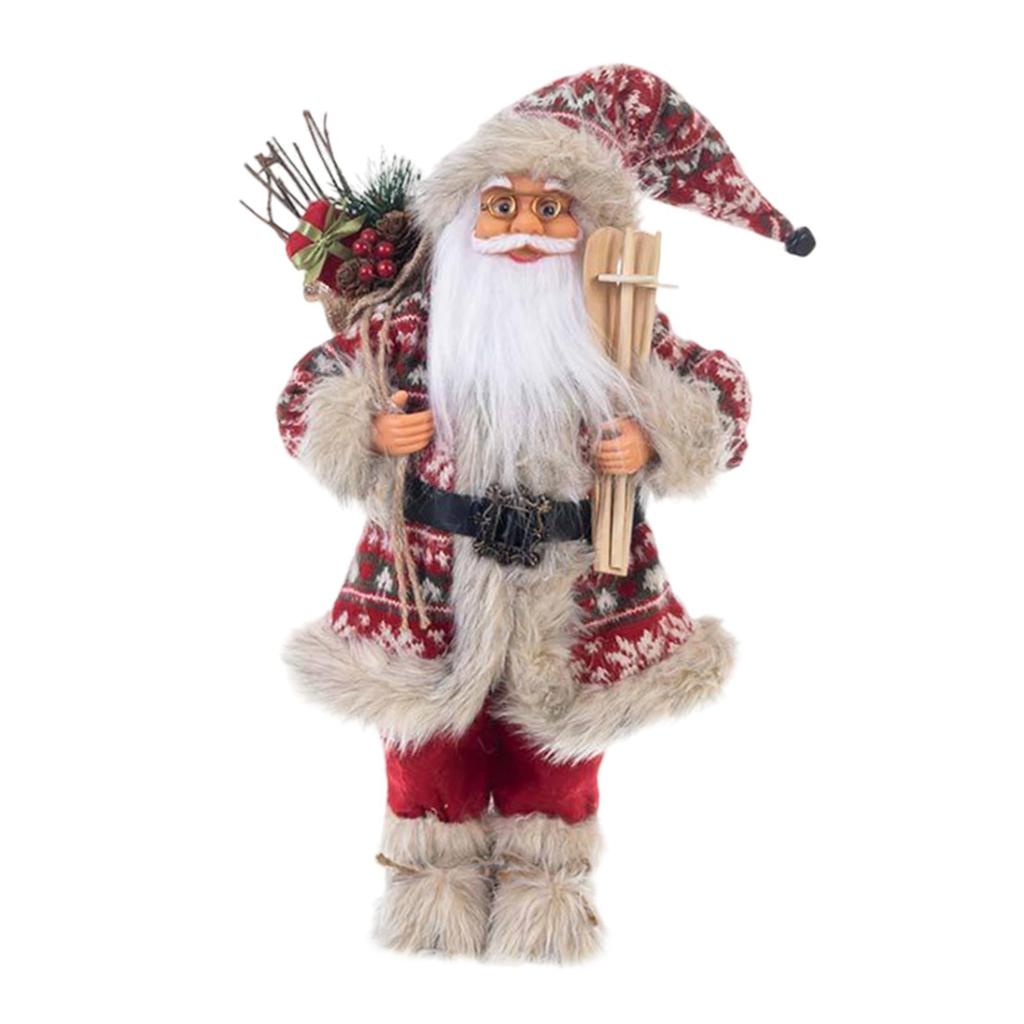 Elegant Santa Figurine for Festive Home Decor