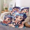 Custom 1pc Floral Fantasy Journey Blanket, Soft And Comfortable Blanket, Casual Warm, Camping Travel Blanket, Birthday Gift Q912143
