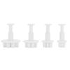 8pcs PP Fondant Cutter Mold Daisy Pattern Biscuit Cutter Mold Cookie Cutter  Biscuits Sugar Cubes