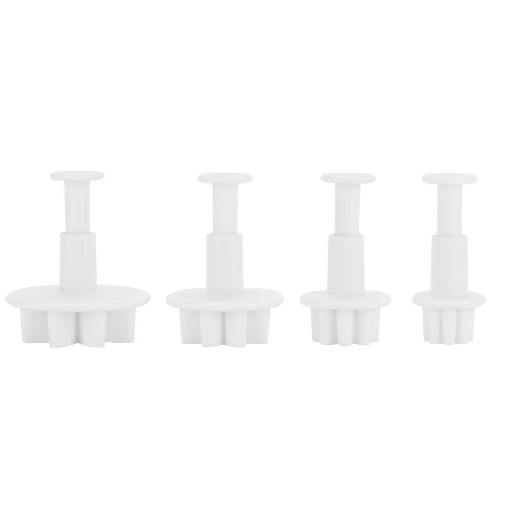 8pcs PP Fondant Cutter Mold Daisy Pattern Biscuit Cutter Mold Cookie Cutter Biscuits Sugar Cubes
