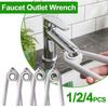 Universal Faucet Wrench - Easy Grip, Quick Disassembly, Ideal For Kitchen And Bathroom Sink Aerator Removal And Water Filtra