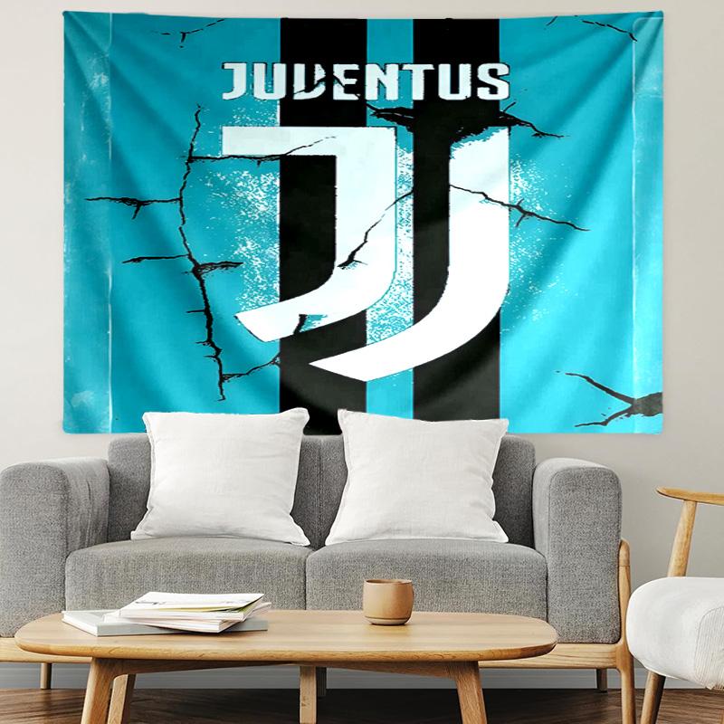 Juventus Tapestry, Wall Hanging Tapestry, Pattern Tapestry for Dorm Bedroom Living Room Wall Art Photography Backdrop