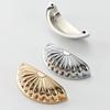 Semicircle Shell Cabinet Handles Wear Resistant Solid Zinc Alloy Drawer Pulls for Laundry Room Cabinet Headboard Upgrade