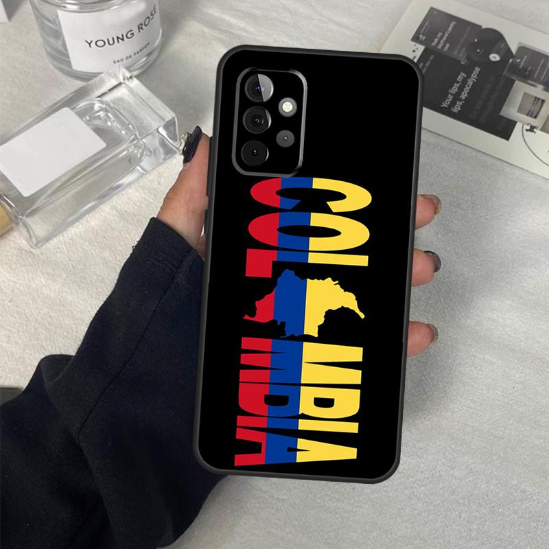 Colombia Flag Case For Samsung Galaxy A54 A34 A14 A36 A56 A06 A13 A53 A32 A12 A22 A52 A35 A17 A16 A55 A15