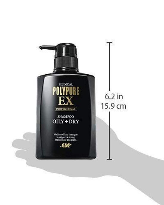 Polypure EX Scalp Shampoo 1 Bottle For Conditioner Needed Medicated Shampoo 350ml Quasi-drug Men/women Silicone-free/No