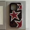 Clmj Y2k Stars Phone Case for iPhone 17 16e 16 15 14 13 12 11 X XS XR XSMAX 7 8 Air Pro Max Plus Luxury Double-layer Back Cover