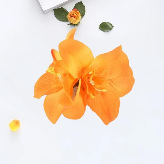 Haarspange, Urlaub am Meer, Orchidee, elegante und charmante Blumenspange, vielseitiges DIY-Accessoire für Mädchen
