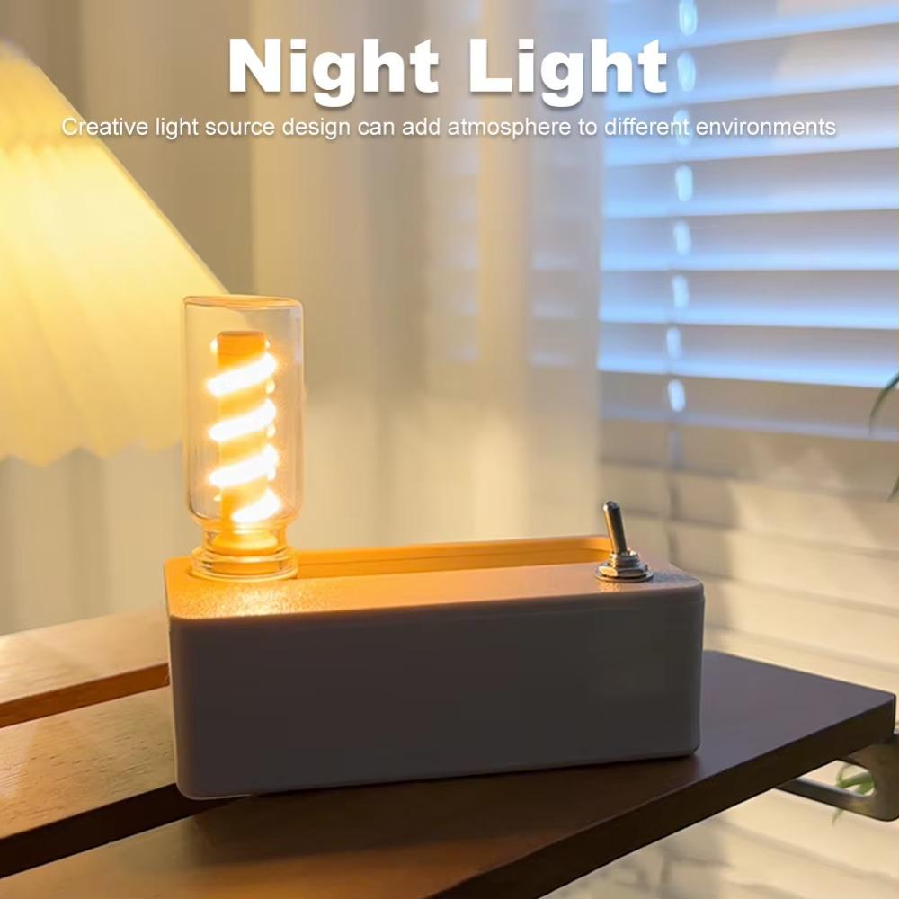 Press Lever Magnetic Table Lamp Foldable Table Light Creative Atmosphere Lights  Home Decor