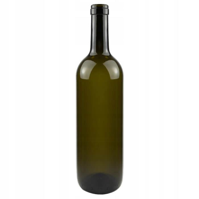 40X Butelki Na Wino 750Ml Szkło Bordeaux Butelka Szklana - 4 Kolory 0,75L