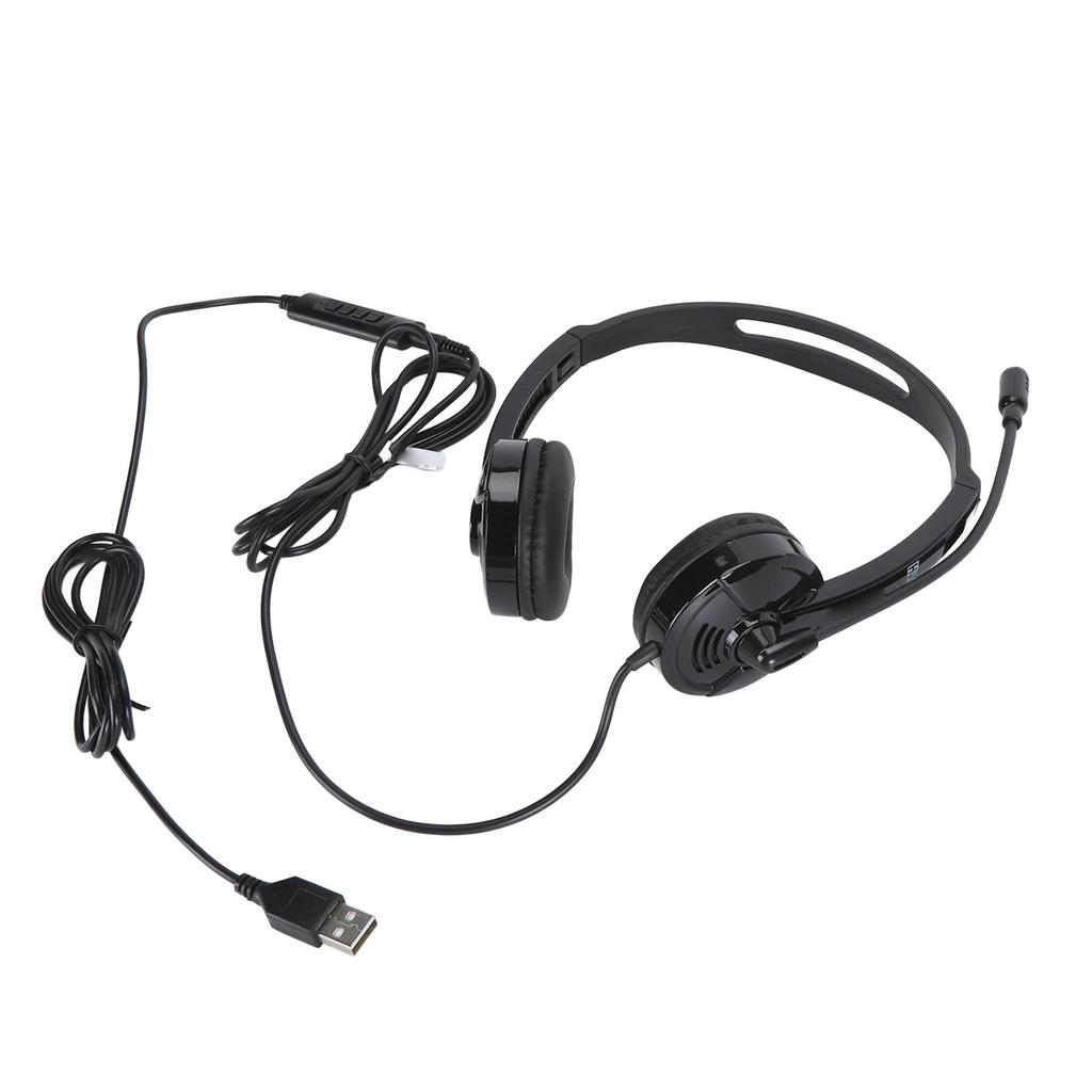 Telephone Headset Professional Noise Reduction Microphone Mute Office Phone Headset for Office Busin