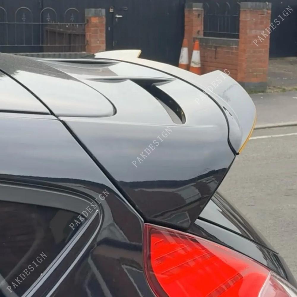 Tail Wing Roof Spoiler Cap Maxton Style Rear Wing Modified Decoration Accessories for Ford Fiesta ST Sport Van MK7 2008-2017 ABS