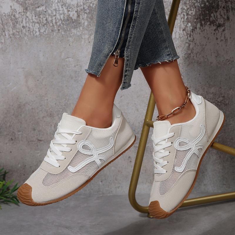 Fashion 2025 NEW Women's Sneakers Comfortable and Breathable Suitable for Sports Lace-up Hollow Out Shoes Soft Sole Sneakers