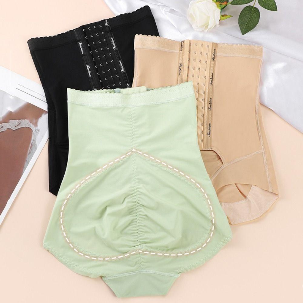 High Waist Hip Lift Panties Seamless Slimming Shaper Fashion Buckle Shapewear Women  Female