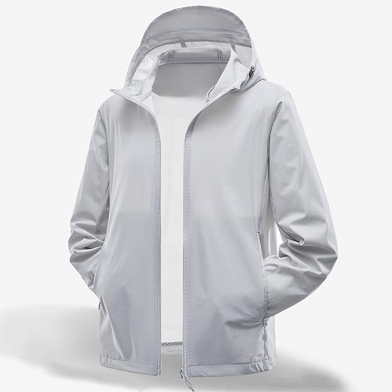 

UPF 50+ Ice Silk Sun Protection Jacket for Men & Women - Breathable, Anti-UV for Summer Fishing 4XL