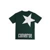 Converse T Shirts Men's Green Crew Neck Moderate Straight Fit MCH600-EIE