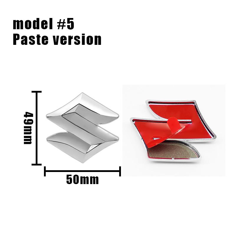 

S Logo ABS Car Steering Wheel Center Emblem Badge Stickers For Suzuki Tianyu SX4 Shangyue Ruiqi Alto Swift Baleno Auto Accessory