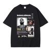 Camisetas con Portada de Álbum Musical del Cantante Maluma para Hombre y Mujer Camiseta Casual Moda Masculina Camisetas Hip Hop Rap Streetwear