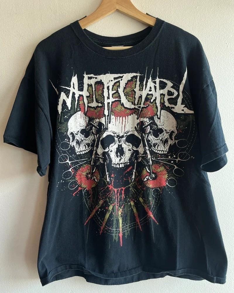 Vintage 2000039s Whitechapel Band Gift For Fans Black S to 5XL Shirt AA859 Unisex T-Shirt S