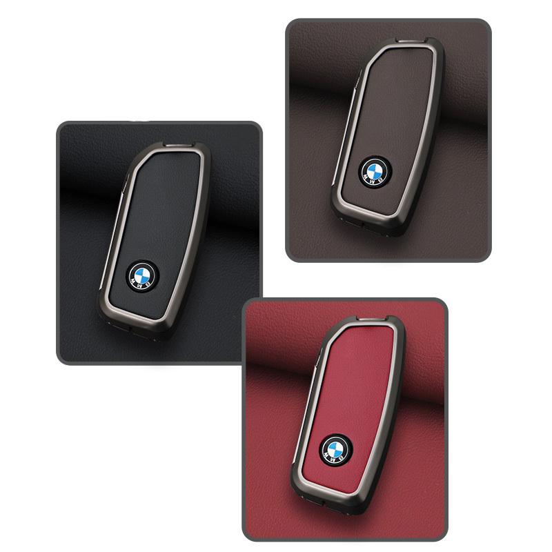 Car Key Case Cover Protector Shell For BMW i7 X7 G07 LCI iX I20 X1 U11 7 Series G70 G09 XM U06 G81 M3 2023 Car Accessories