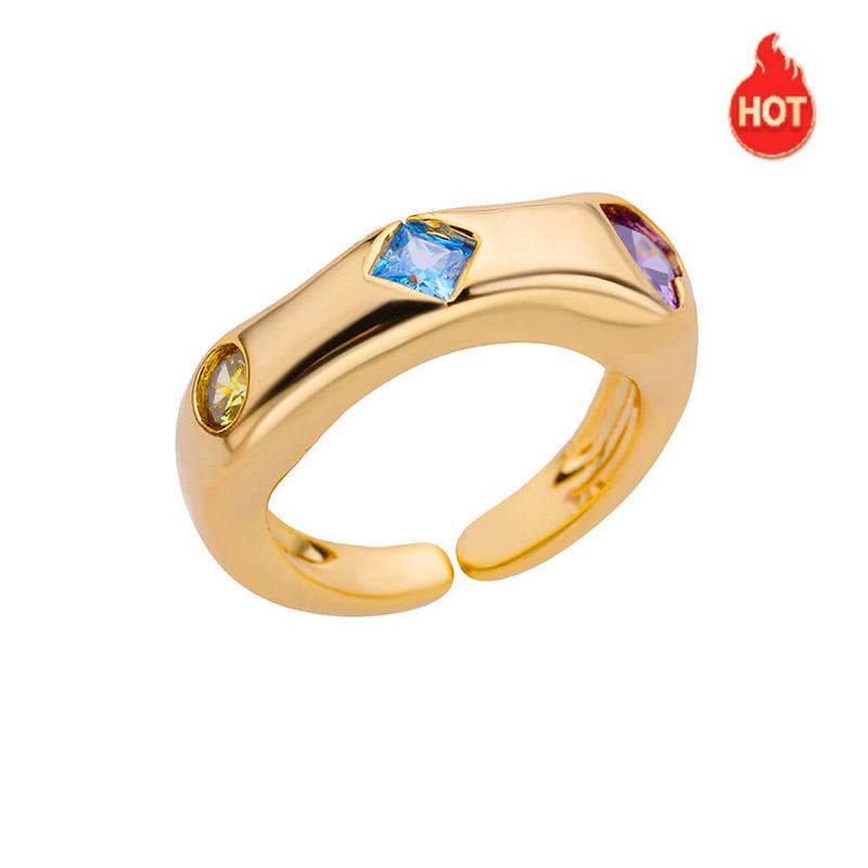 

Кольца из нержавеющей стали с нерегулярными камнями серебристого цвета для женщин, помолвочные кольца с цирконием в форме сердца, эстетические украшения, подарки для девушек