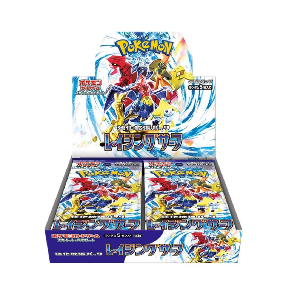 POKEMON Karetní hra Scarlet & Violet Vylepšený rozšiřující balíček Raging Surf Box