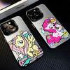 Cute Cartoon Pony Phone Case For iPhone 17 16e 16 15 14 13 12 11 Mini Pro Max X XR XSMAX 8 7 Air Plus Anti Fall Matte Back Cover
