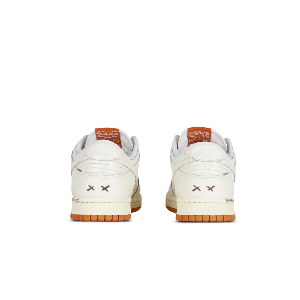 Nike Dunk Blank Space Leather Cushioning Coverage Slip Resistant Low Top Skateboard Shoes Men's Yellow White FQ6965-700(Team1877-)