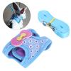 Adjustable Leash Harness Breathable Chest Strap Traction Vest for Rabbit Hamster Small Pet AnimalL