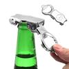 Stainless Steel Beer Bottle Opener Foldable Bottle Stopper Jar Opener Multifunctional for Kitchen Restaurant Party